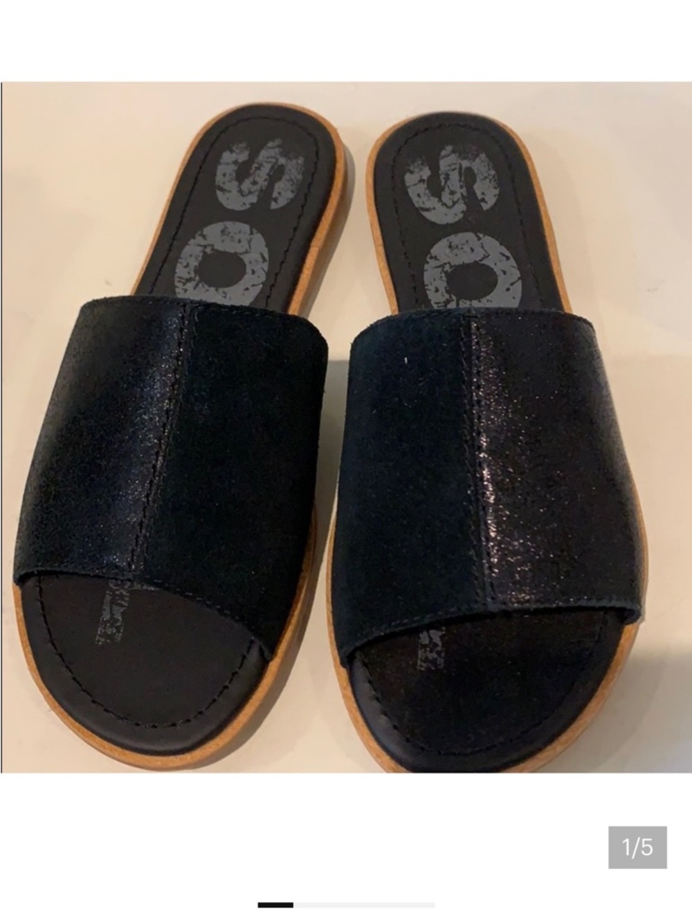Sorel Ella Block Slide  Sandals